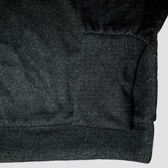 Banana Republic Button Accent Mock Neck Sweater in Dark Black Women’s XSP - Picture 3 of 6